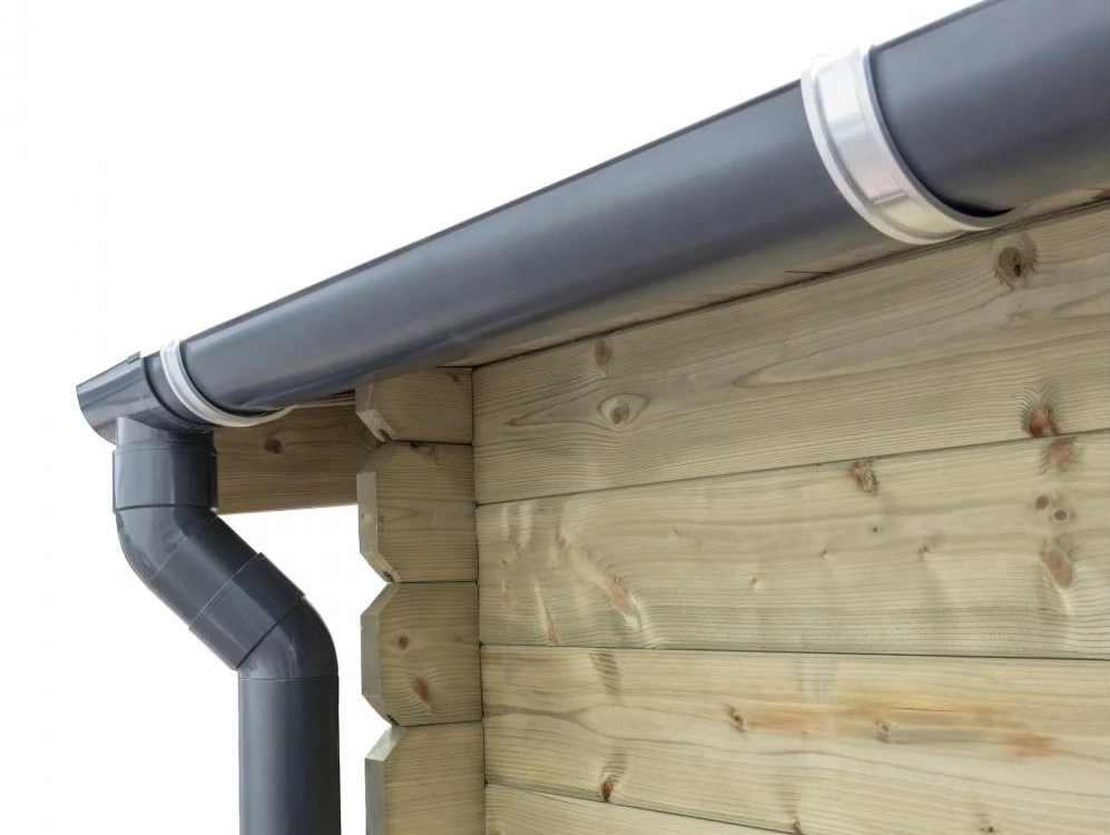 Dakgoot PVC Lessenaarsdak Antraciet - Lengte 600 cm - Afbeelding 2